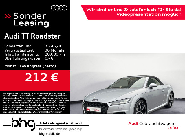 Audi TT Roadster  bhg Autohandelsgesellschaft mbH Audi Zentrum Reutlingen