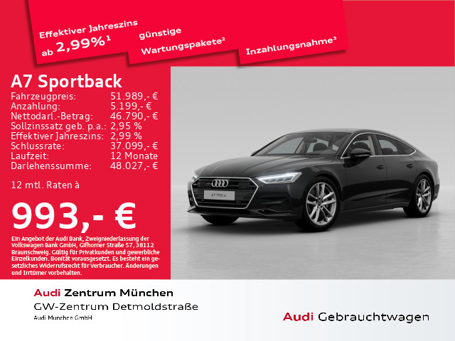 Audi A7 Sportback TFSI e