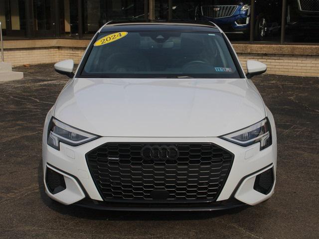 Used 2024 Audi A3 Sedan Premium Plus with VIN WAUHUDGY4RA070485 for sale in Erie, PA