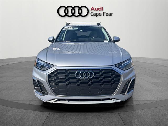 Used 2022 Audi Q5 Premium Plus with VIN WA1EAAFY2N2103884 for sale in Wilmington, NC