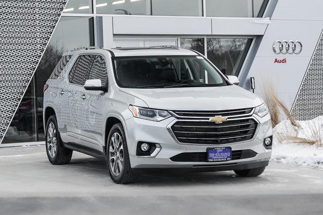 Used 2021 Chevrolet Traverse Premier with VIN 1GNEVKKW8MJ162289 for sale in Saint Charles, IL