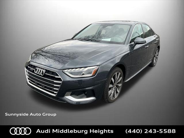 Used 2024 Audi A4 Premium with VIN WAUABAF43RN018343 for sale in Middleburg Heights, OH