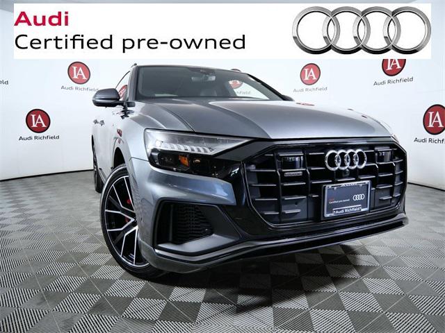 Used 2022 Audi Q8 Premium Plus with VIN WA1EVBF15ND008379 for sale in Richfield, Minnesota