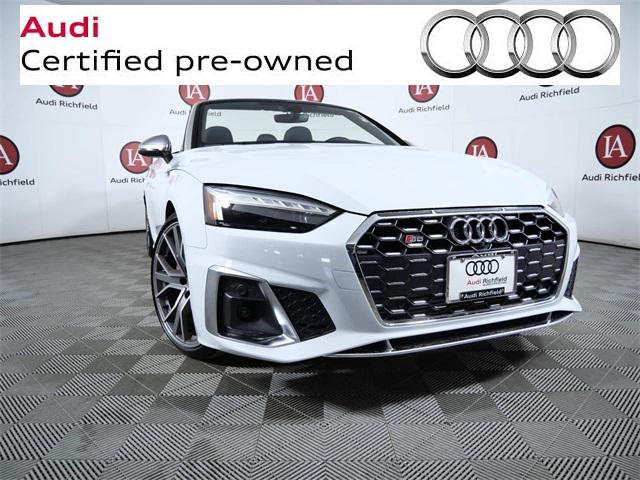 Used 2024 Audi S5 Cabriolet Premium Plus with VIN WAUW4GF54RN008044 for sale in Richfield, Minnesota