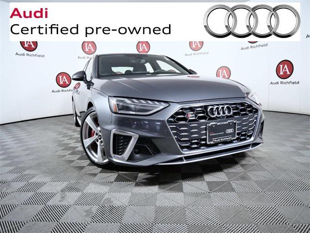 Used 2022 Audi S4 Prestige with VIN WAUC4AF49NA017752 for sale in Richfield, Minnesota