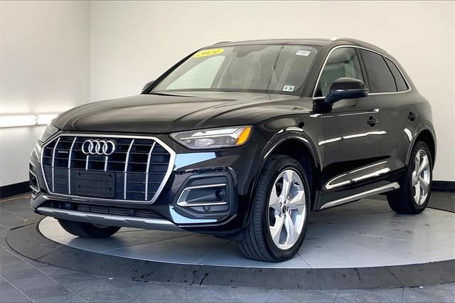 Used 2021 Audi Q5 Premium Plus with VIN WA1BAAFY3M2054731 for sale in Princeton, NJ
