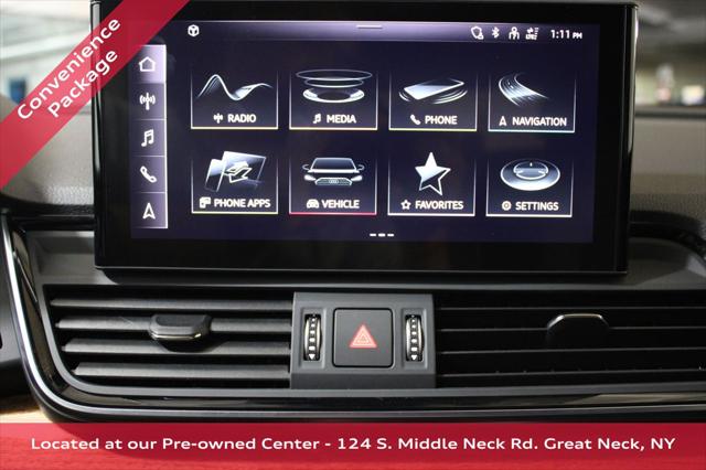 Used 2021 Audi Q5 Premium with VIN WA1AAAFY6M2131605 for sale in Great Neck, NY