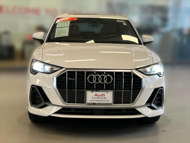 Used 2022 Audi Q3 S Line Premium with VIN WA1DECF35N1129983 for sale in Lynbrook, NY