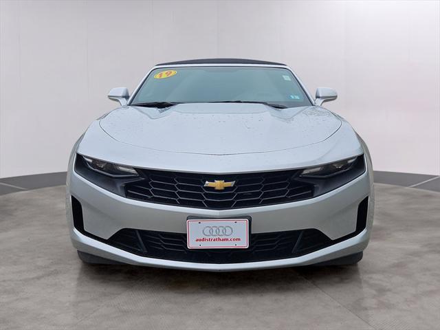 Used 2019 Chevrolet Camaro 1LT with VIN 1G1FB3DS5K0114198 for sale in Stratham, NH