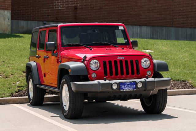 Used 2017 Jeep Wrangler Unlimited Sport S with VIN 1C4BJWDG6HL535800 for sale in Kirkwood, MO