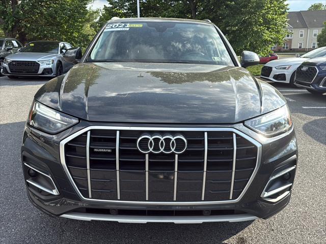 Used 2021 Audi Q5 Premium with VIN WA1AABFY1M2060299 for sale in Leesport, PA