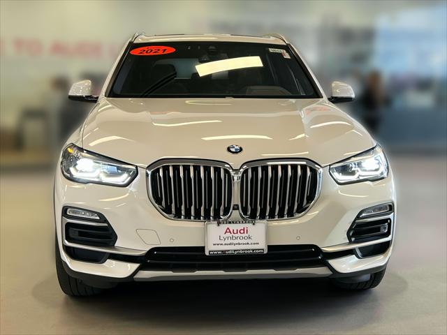 Used 2021 BMW X5 40i with VIN 5UXCR6C09M9F03109 for sale in Lynbrook, NY