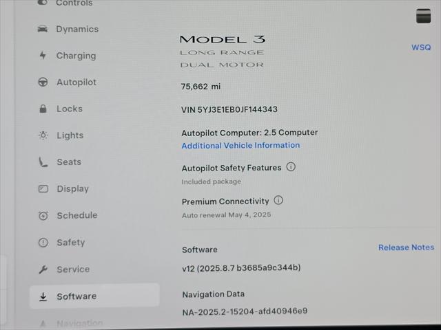 Used 2018 Tesla Model 3 Base with VIN 5YJ3E1EB0JF144343 for sale in Temecula, CA