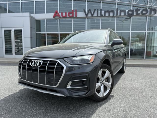 Used 2021 Audi Q5 Premium Plus with VIN WA1BAAFY6M2082409 for sale in Wilmington, DE