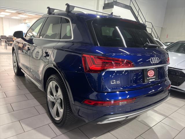 Used 2021 Audi Q5 Premium Plus with VIN WA1BAAFY0M2127294 for sale in Secaucus, NJ