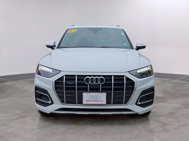 Used 2021 Audi Q5 Premium Plus with VIN WA1BAAFY9M2112132 for sale in Stratham, NH