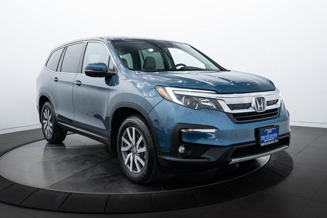 Used 2021 Honda Pilot EX-L with VIN 5FNYF6H50MB006439 for sale in Highland Park, IL