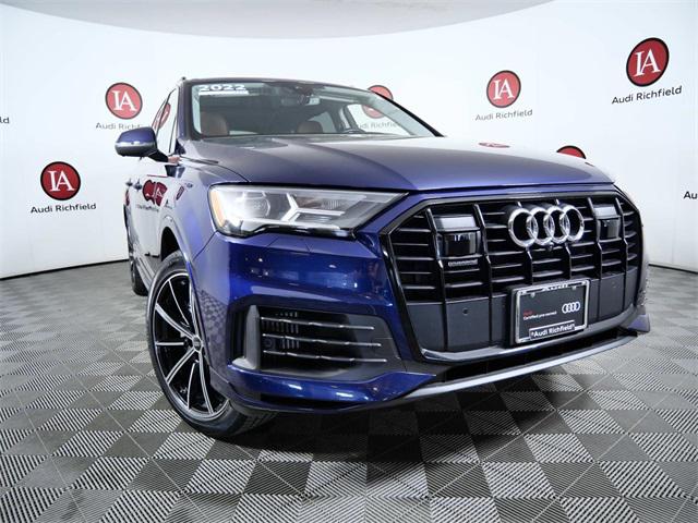 Used 2022 Audi Q7 Premium Plus with VIN WA1LXBF75ND007805 for sale in Richfield, Minnesota