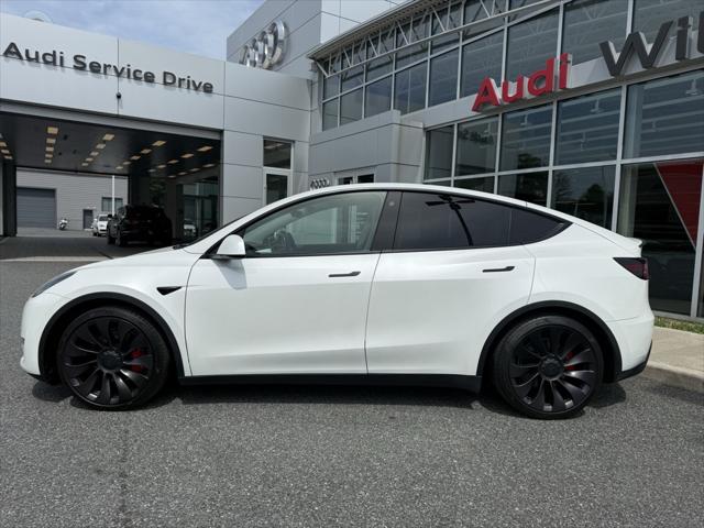 Used 2021 Tesla Model Y Performance with VIN 5YJYGDEF1MF252107 for sale in Wilmington, DE