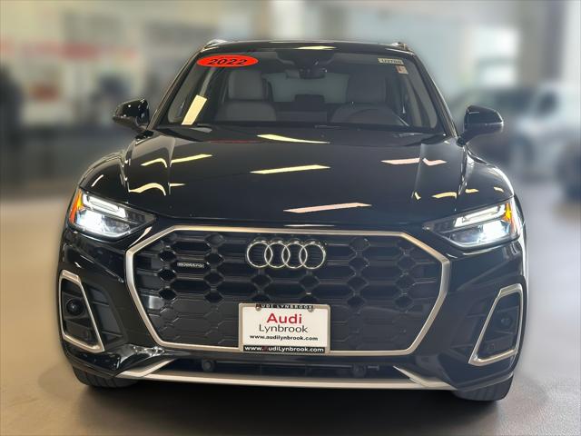 Used 2022 Audi Q5 Premium with VIN WA1GAAFY4N2096557 for sale in Lynbrook, NY