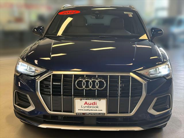 Used 2022 Audi Q3 Premium with VIN WA1AUCF30N1053420 for sale in Lynbrook, NY