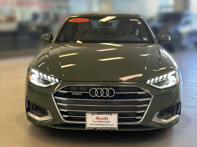 Used 2023 Audi A4 Premium with VIN WAUABAF49PA023342 for sale in Lynbrook, NY