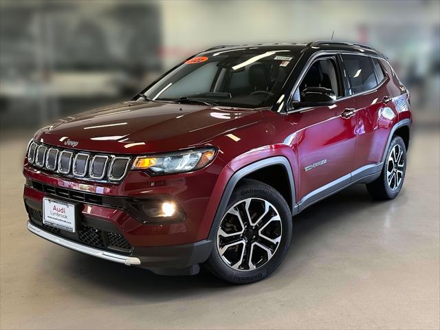 Used 2022 Jeep Compass Limited with VIN 3C4NJDCB2NT209192 for sale in Lynbrook, NY
