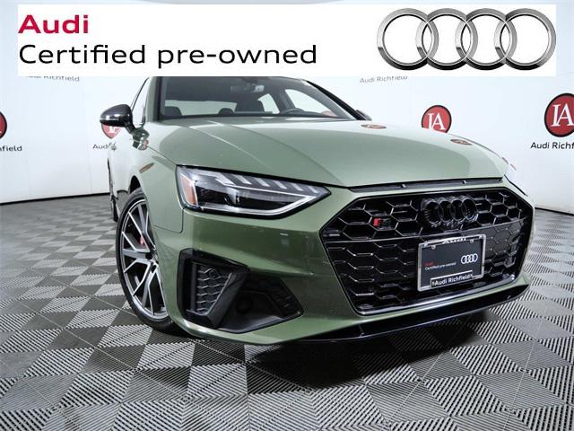 Used 2023 Audi S4 Premium Plus with VIN WAUB4AF43PA061373 for sale in Richfield, Minnesota