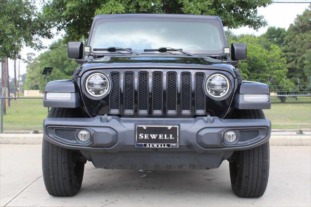 Used 2018 Jeep All-New Wrangler Unlimited Sahara with VIN 1C4HJXEG1JW257648 for sale in Houston, TX