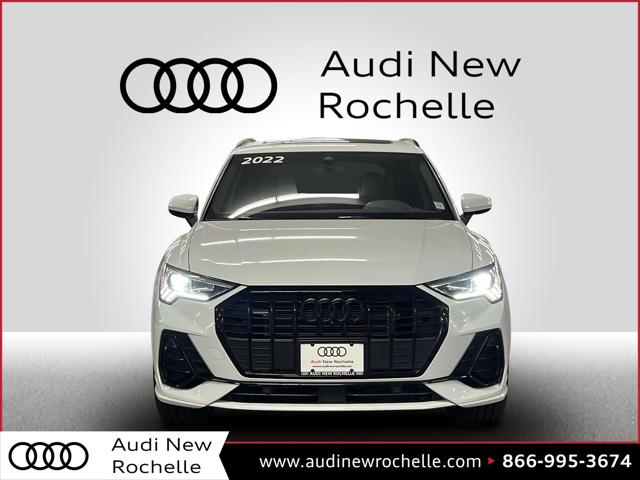 Used 2022 Audi Q3 S Line Premium Plus with VIN WA1EECF33N1058285 for sale in New Rochelle, NY