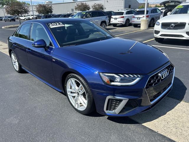 Used 2022 Audi A4 Premium Plus with VIN WAUEAAF43NN007437 for sale in Plains Township, PA