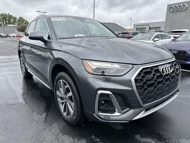Used 2024 Audi Q5 Premium with VIN WA1GAAFY3R2143437 for sale in Plains Township, PA