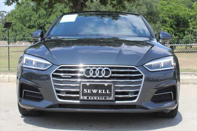 Used 2018 Audi A5 Coupe Premium Plus with VIN WAUPNAF59JA048467 for sale in Houston, TX