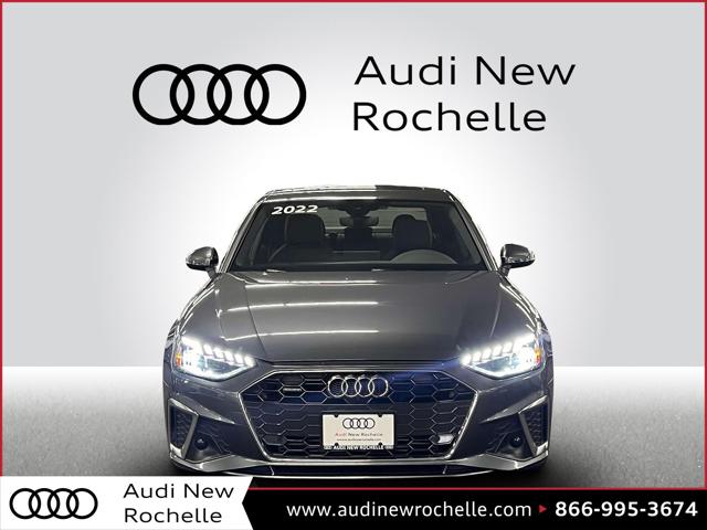 Used 2022 Audi A4 Premium Plus with VIN WAUEAAF42NN008014 for sale in New Rochelle, NY