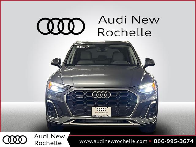 Used 2022 Audi Q5 Premium with VIN WA1GAAFYXN2101017 for sale in New Rochelle, NY