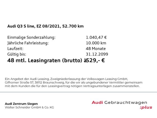 Audi Q3 TFSI E 45 TFSI E S Tronic - 2021 - Joinsteer - #3