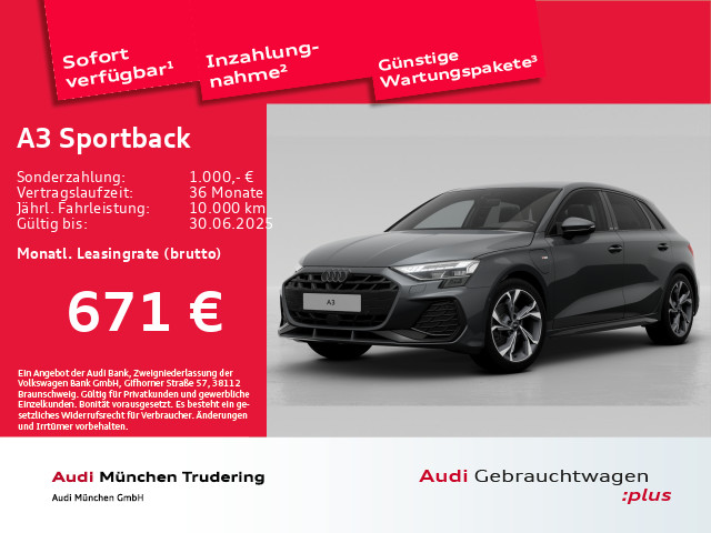 Audi A3 Sportback TFSI e
